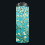 Termo VAN GOGH Almond Blossoms<br><div class="desc">"van gogh",  vincent,  "almendras flor",  flores,  "cuadro famoso",  vintage,  "fine art",  floral,  azul</div>