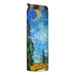 Termo Van Gogh Road con Cypress y Star