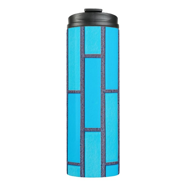 Termo Vector de ladrillo verde azulado y gris (Anverso)