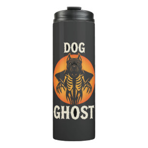 Termo Vector Fantasma de Perro Halloween Horror