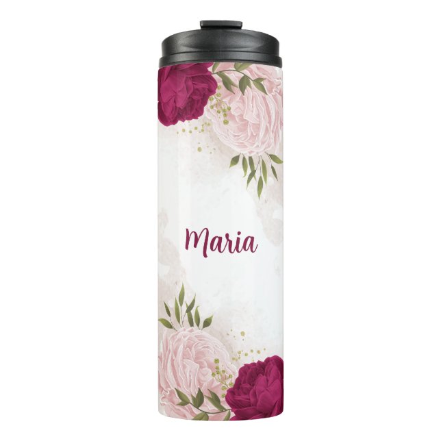 Termo vegetación floral rosa magenta (Anverso)