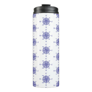 Termo Vela azul y blanca