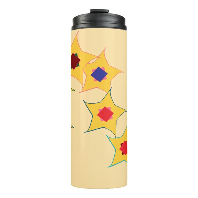 Termo velas redondas con estrellas diseñadas.. (Anverso)
