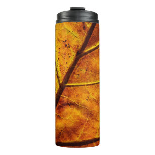 Termo Venas de hoja de hojas textura de caída