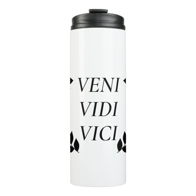 Termo Veni Vidi Vici Vine Y Vi Que Me Conquistaban (Anverso)