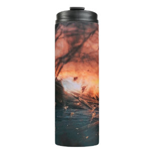 Termo Ventana de vidrio congelada