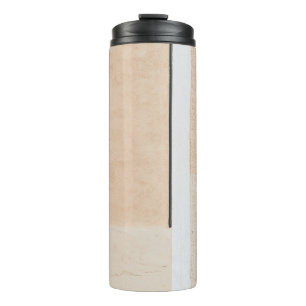 Termo Ventanilla de vidrio enmarcada de madera blanca