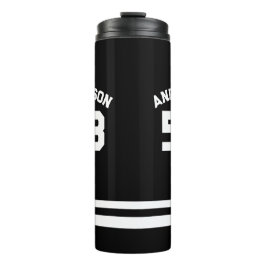 Termo Ventilador de deportes Blue Custom Name & Number