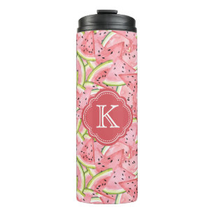 Termo Verano de sandía con monograma Personalizado