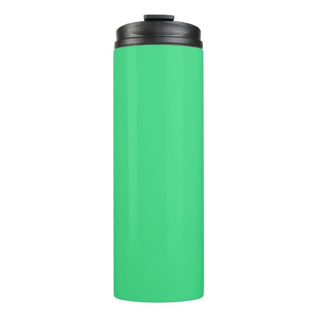 Termo Verde androide (color sólido) (Anverso)