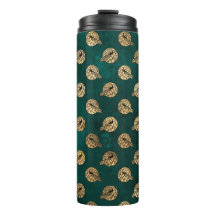 Verde azulado y pavo real de oro