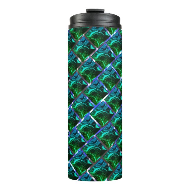 Termo Verde esmeralda e curvas, solloza niquelada? (Anverso)