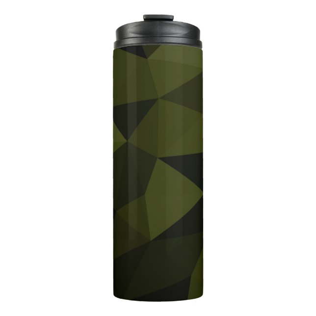 Termo Verde oscuro del ejército negro patrón de malla ge (Anverso)