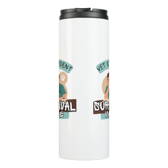 Termo Vet Student Survival Mode – Vet Student Design (Reverso)