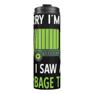 Termo Vi un camión de basura reciclando basura