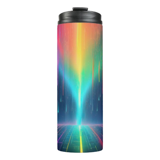 Termo Viaje con gota de arcoiris (Anverso)