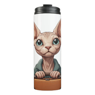 Termo Viajero Gato Adorable – Regalo para Amantes de Gat