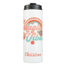 Termo Vibes mágicas del arco iris retro