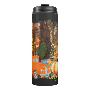 Termo Vibraciones de Otoño, Un Coche Cargado De Calabaza