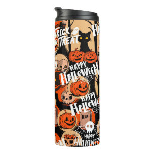 Termo Vibraciones espeluznantes de Halloween lindas y at