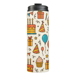 Termo Vibrant Birthday Party Seamless Pattern