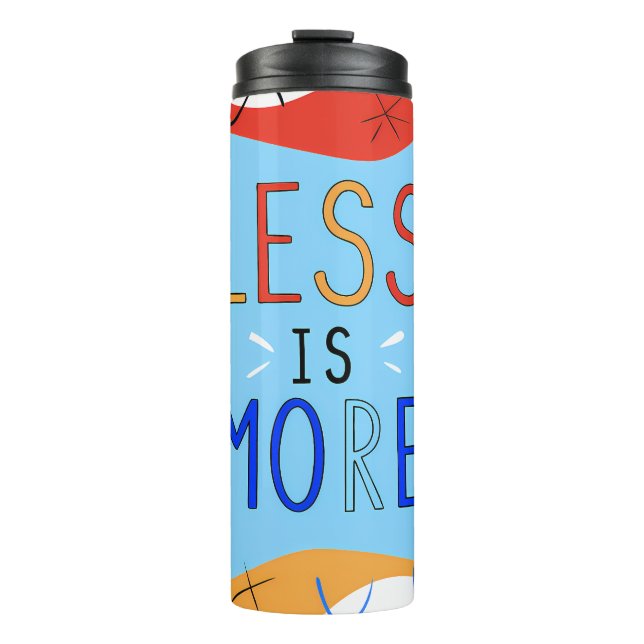 Termo Vibrant "Less Is More" Abstract Graphic (Anverso)