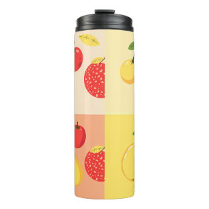 Termo Vibrant Pop Art Cat Portrait