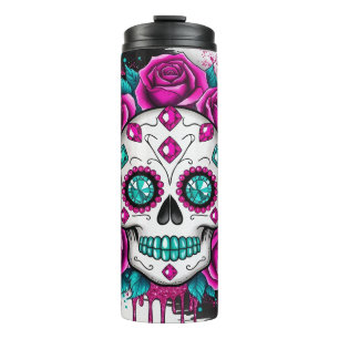 Termo Vibrant Sugar Skull