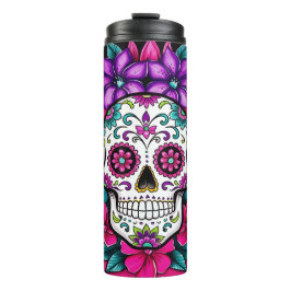 Termo Vibrant Sugar Skull