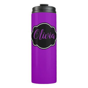 Termo Vibrante, audaz Fuchsia Purple Personalizada