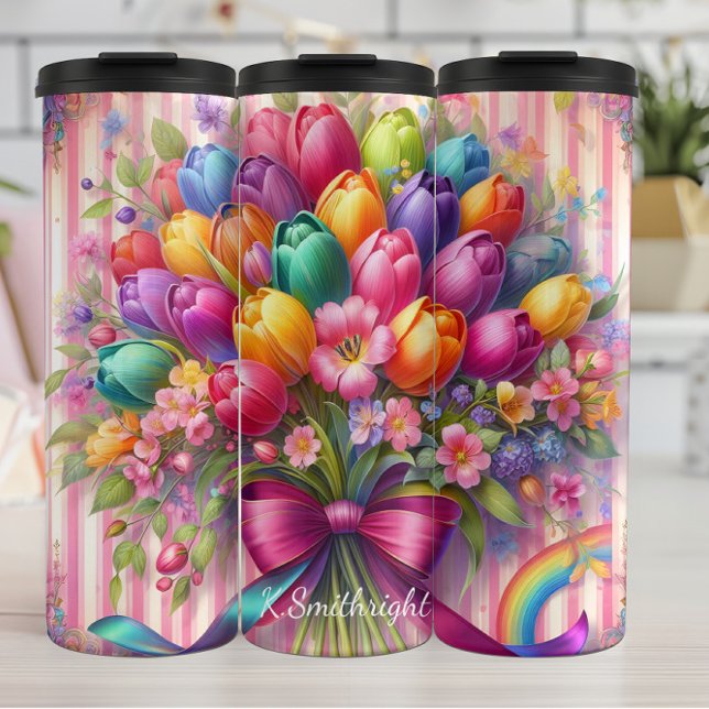 Termo Vibrante Tulip Bouquet Cinta arco iris (Subido por el creador)