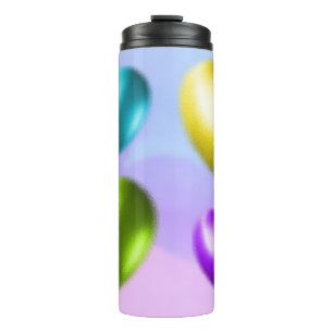 Termo Vibrantes Corazones Térmico Tumbler