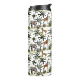 Termo Vida silvestre y palmeras Tumbler térmico