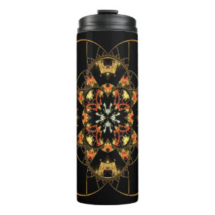 Termo vidrio emplomado ornado fractal