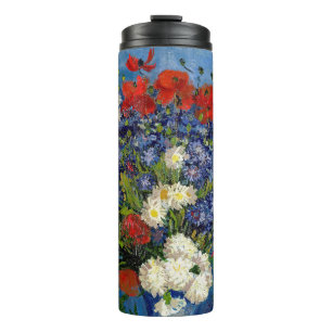 Termo Vincent van Gogh - Jarrón con acianos y amapolas