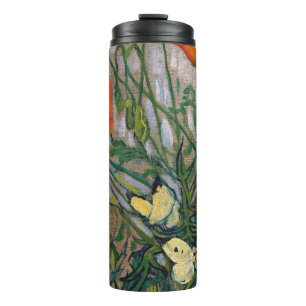 Termo Vincent van Gogh - Mariposas y Amapolas