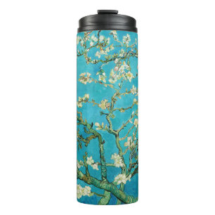 Termo Vincent Van Gogh pintando Almendros en Flor