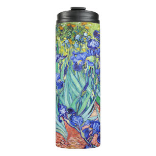 Termo Vincent Van Gogh pintando Irises