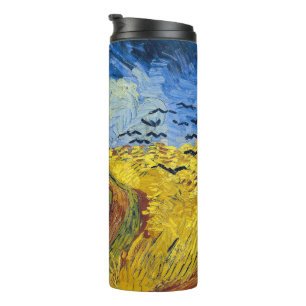 Termo Vincent van Gogh - Trigal con cuervos