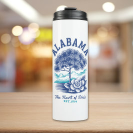 Termo Vintage Alabama – The Heart of Dixie with Camellia