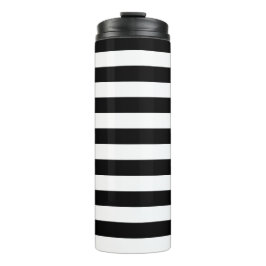 Termo Vintage Classic rayas negras y blancas