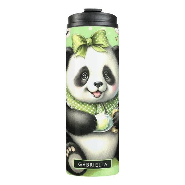 Termo Vintage Cute Baby Panda (Anverso)