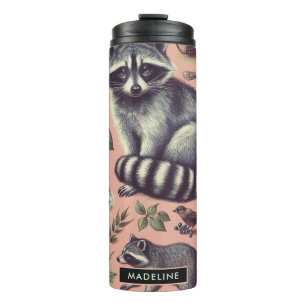 Termo Vintage Cute Racoon