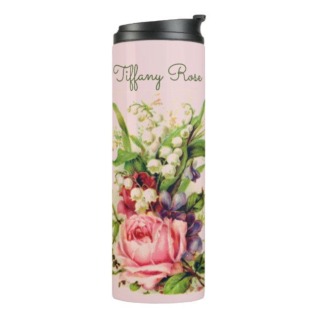 Termo Vintage Floral Spray  (Rotado hacia la izquierda)