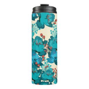Termo Vintage flower pattern