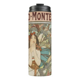 Termo Vintage Mont-Carlo Poster by Alphonse Mucha 