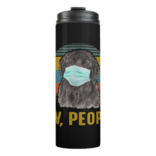 Termo Vintage   Regalo de perro de Terranova Retro