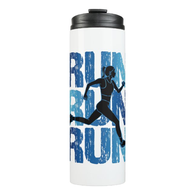 Termo Vintage Runner Girl - Run Run Run (Anverso)