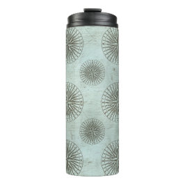 Termo Vintage Sea Shanty | Ephemera de la brújula Steamp