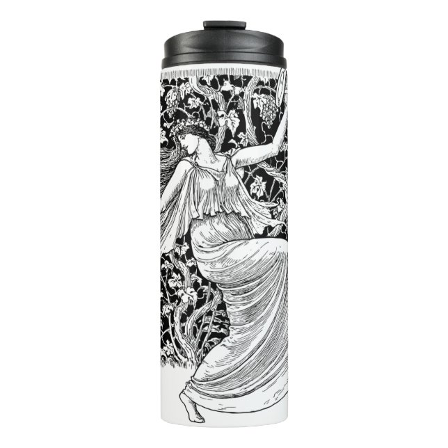 Termo Vintage Woman Dancing Thermal Tumbler (Anverso)